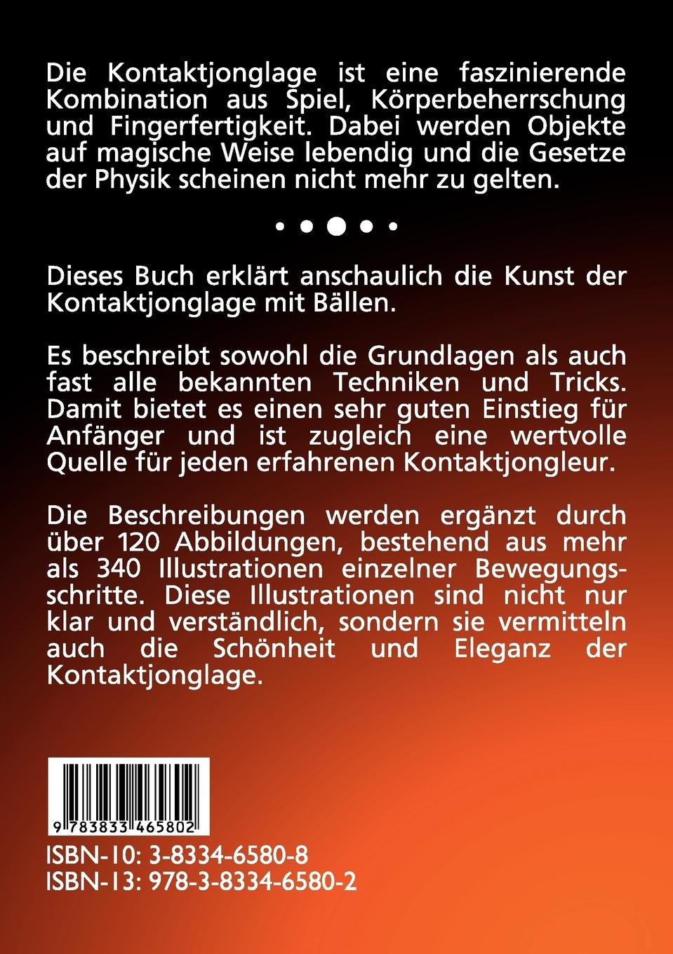 Rückseitencover Die Kunst der Kontaktjonglage