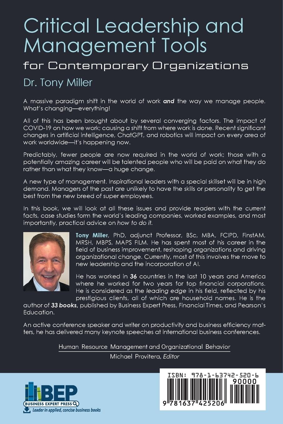 Rückseitencover Critical Leadership and Management Tools for Contemporary Organizations