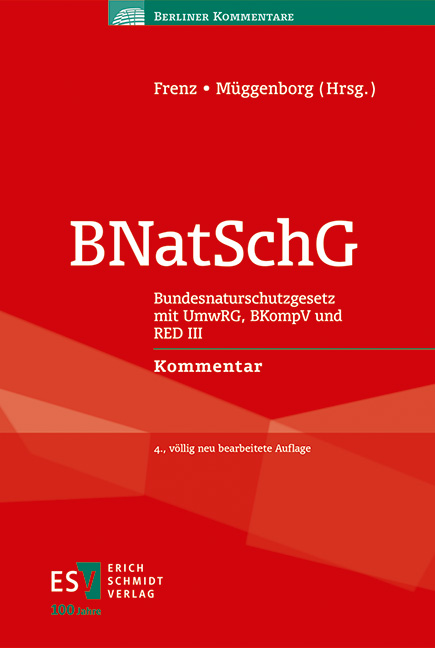 Vorderes Coverbild BNatSchG