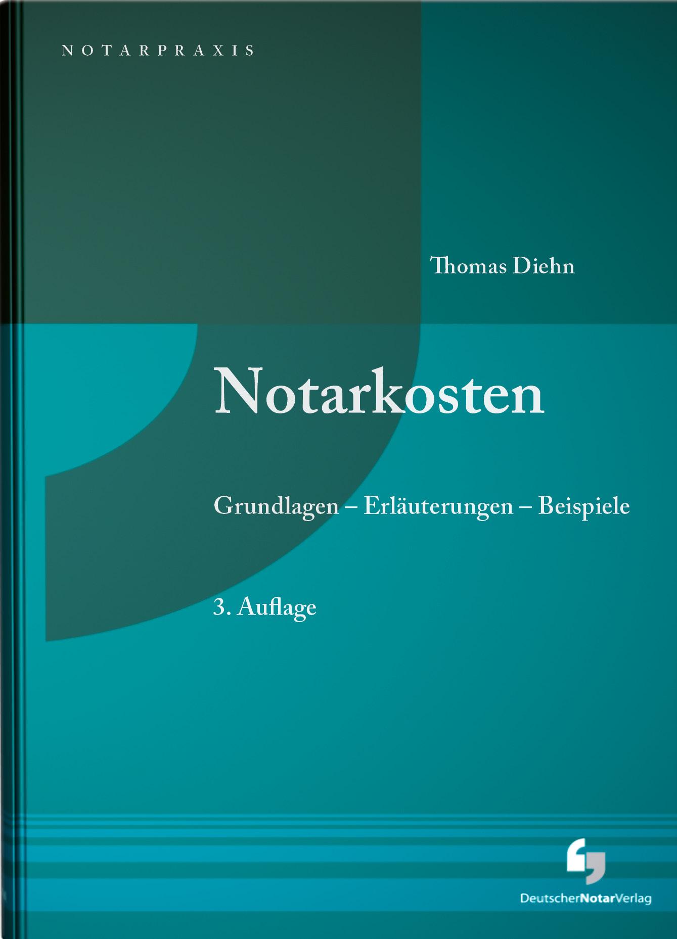 Vorderes Coverbild Notarkosten