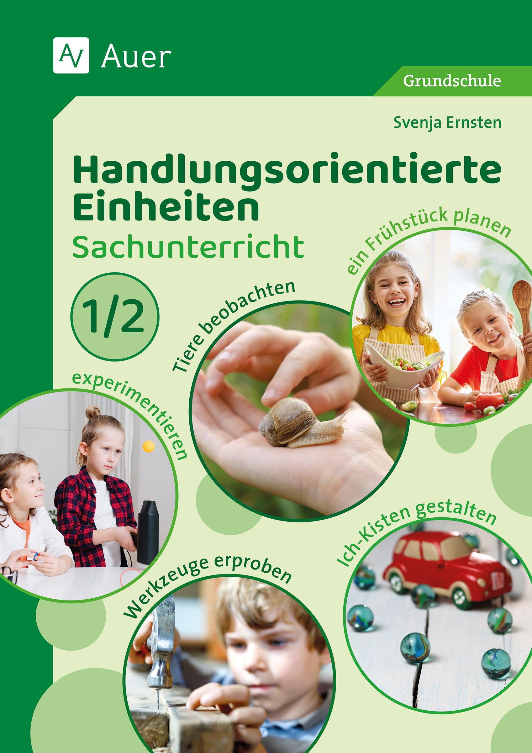 Vorderes Coverbild Handlungsorientierte Einheiten Sachunterricht 1/2