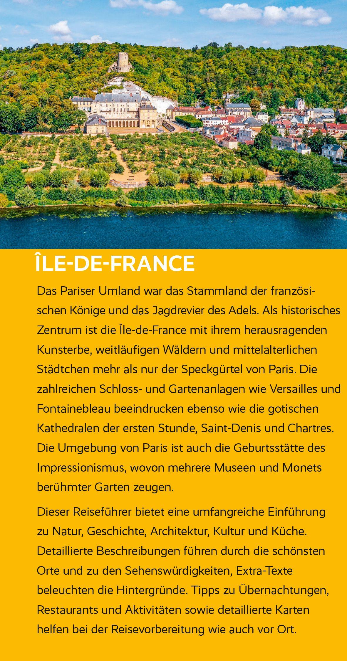 Beispielinhalt (Bild) TRESCHER Reiseführer Île-de-France