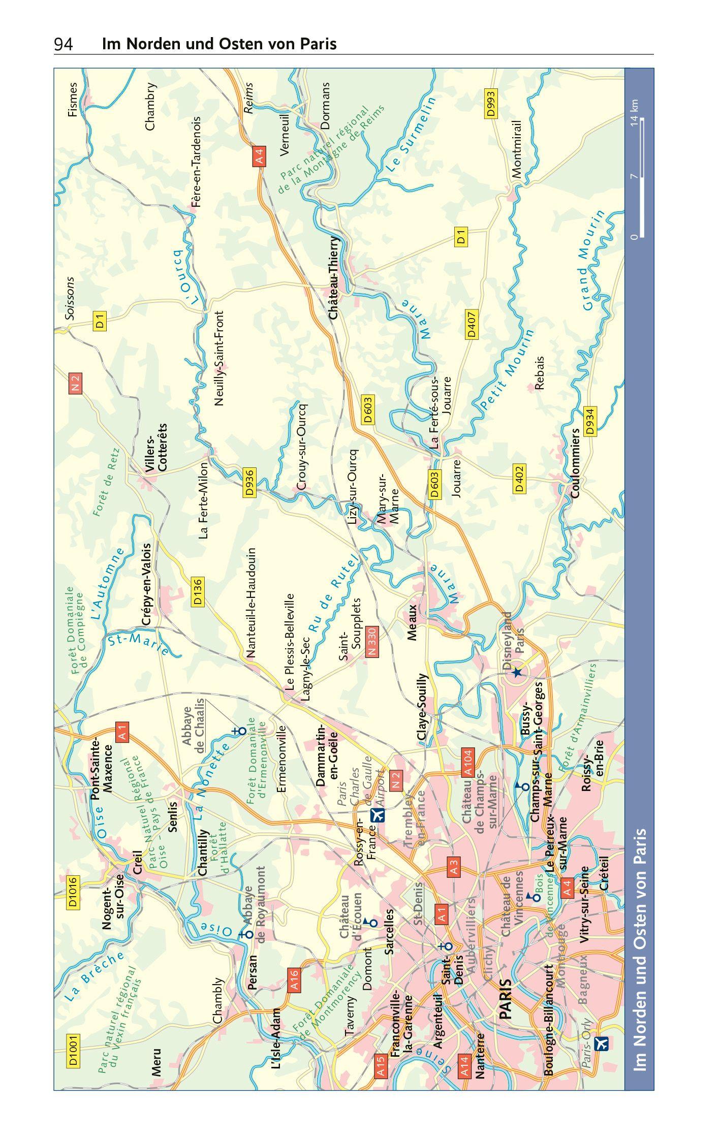 Beispielinhalt (Bild) TRESCHER Reiseführer Île-de-France