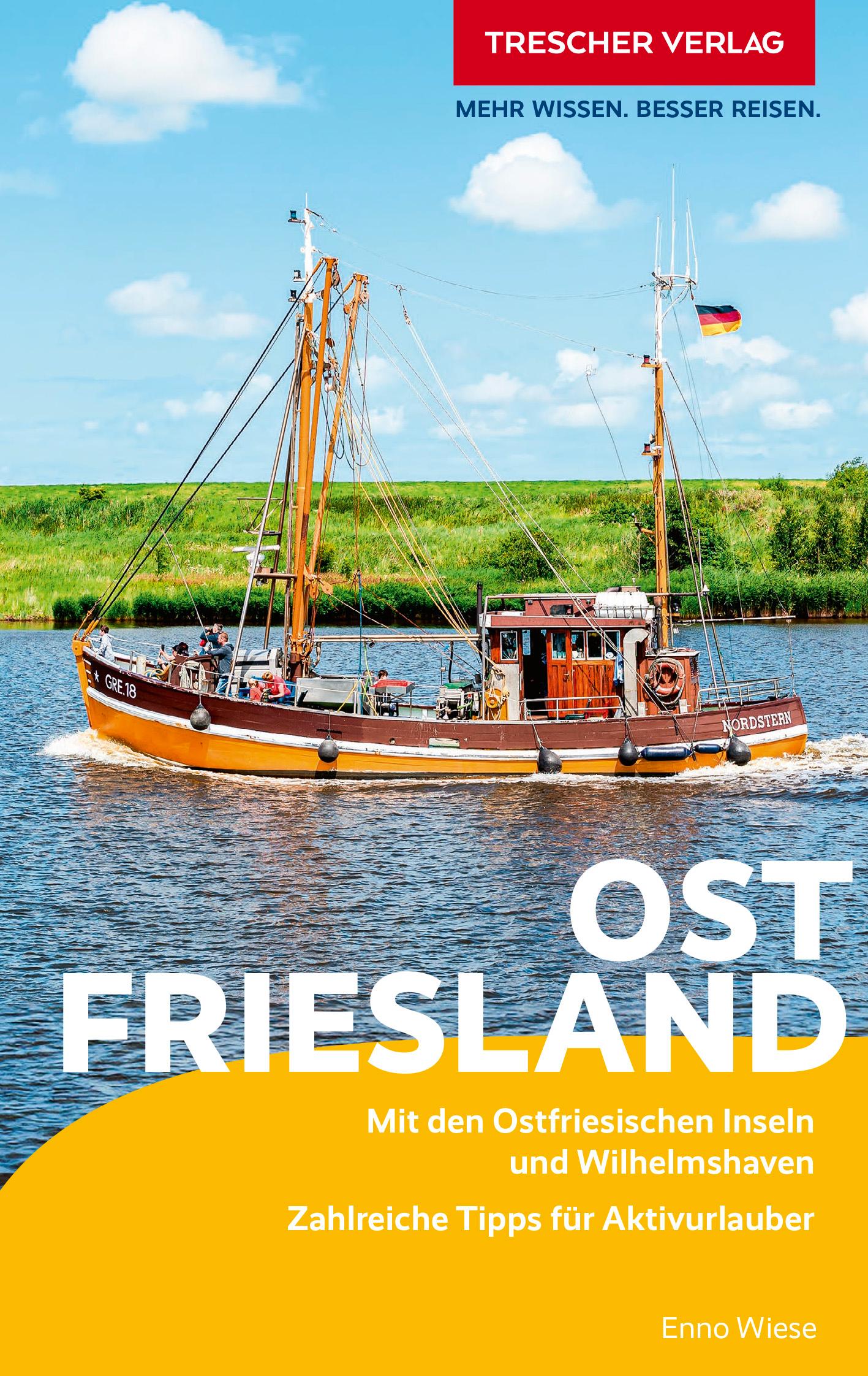 Vorderes Coverbild TRESCHER Reiseführer Ostfriesland
