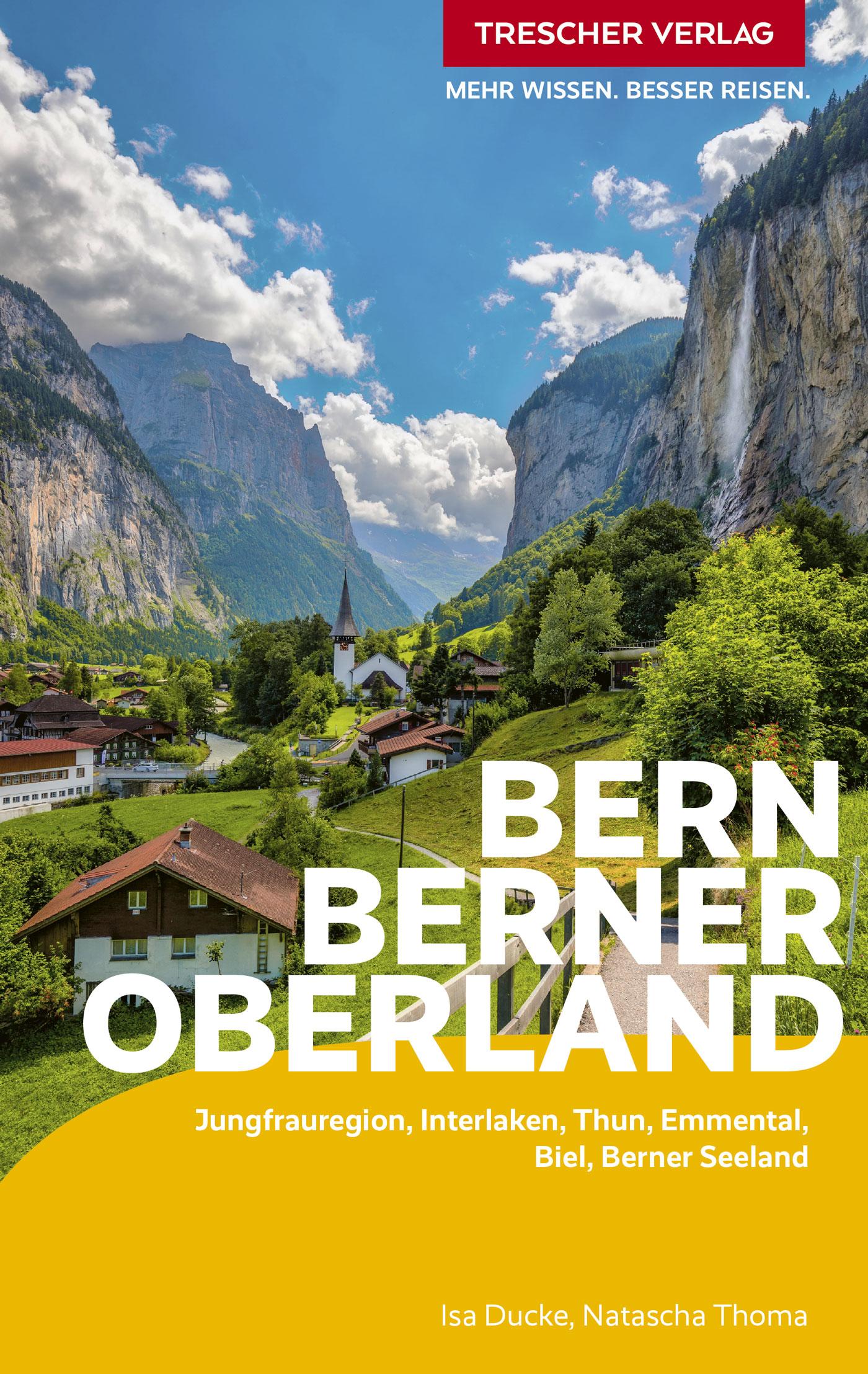 Vorderes Coverbild TRESCHER Reiseführer Bern und Berner Oberland