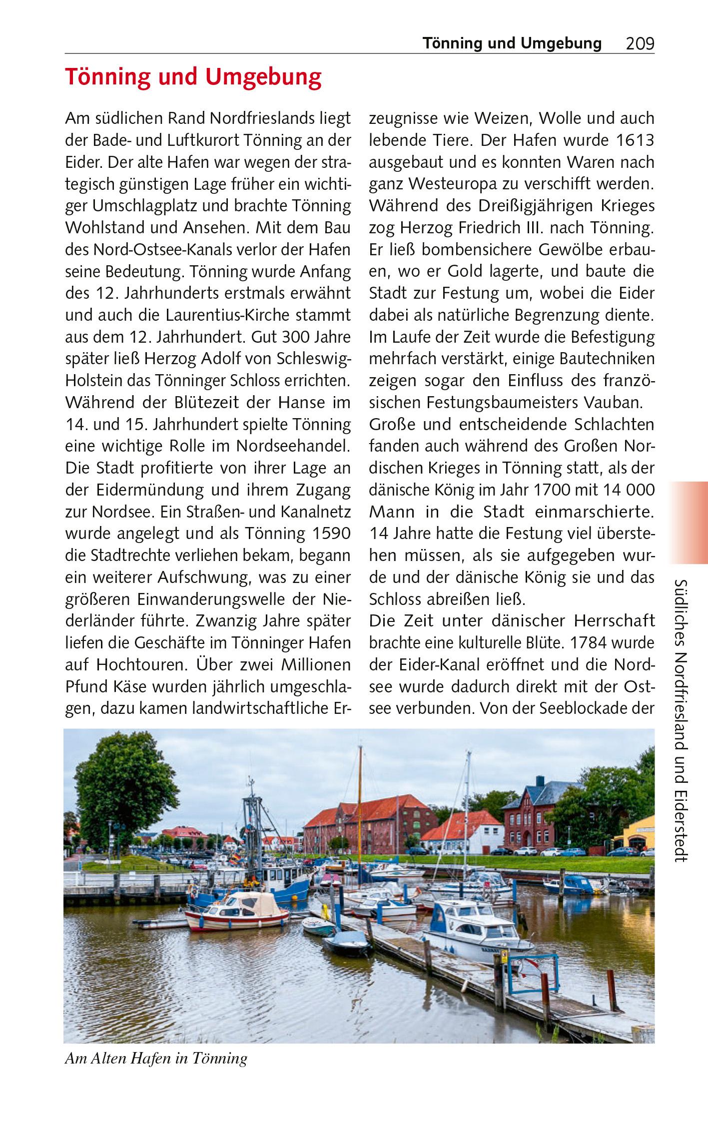 Beispielinhalt (Bild) TRESCHER Reiseführer Nordfriesland
