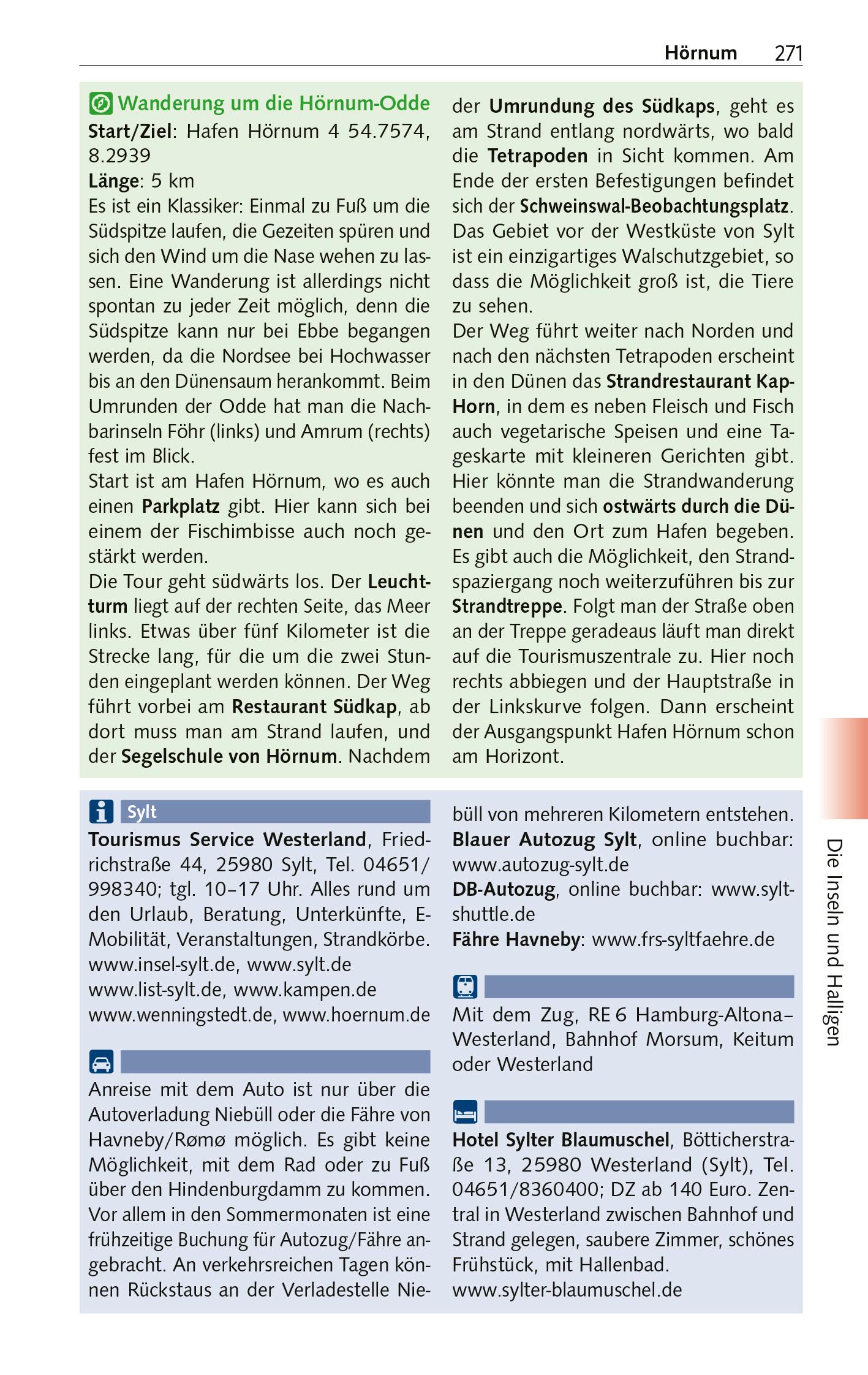 Beispielinhalt (Bild) TRESCHER Reiseführer Nordfriesland