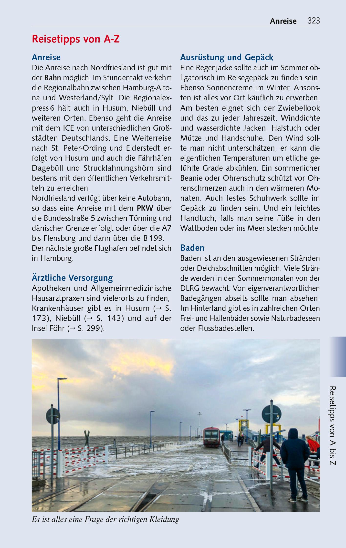 Beispielinhalt (Bild) TRESCHER Reiseführer Nordfriesland