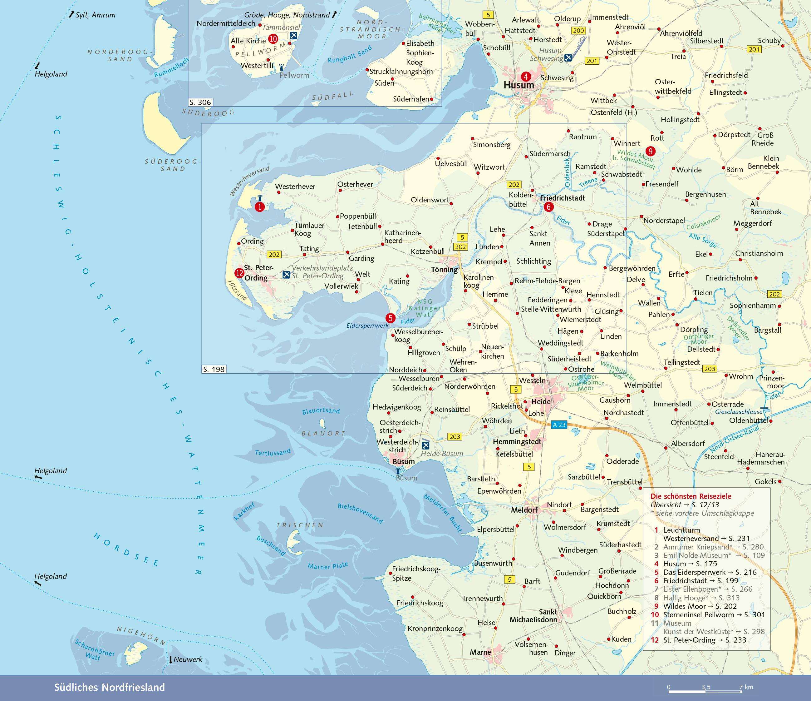 Beispielinhalt (Bild) TRESCHER Reiseführer Nordfriesland