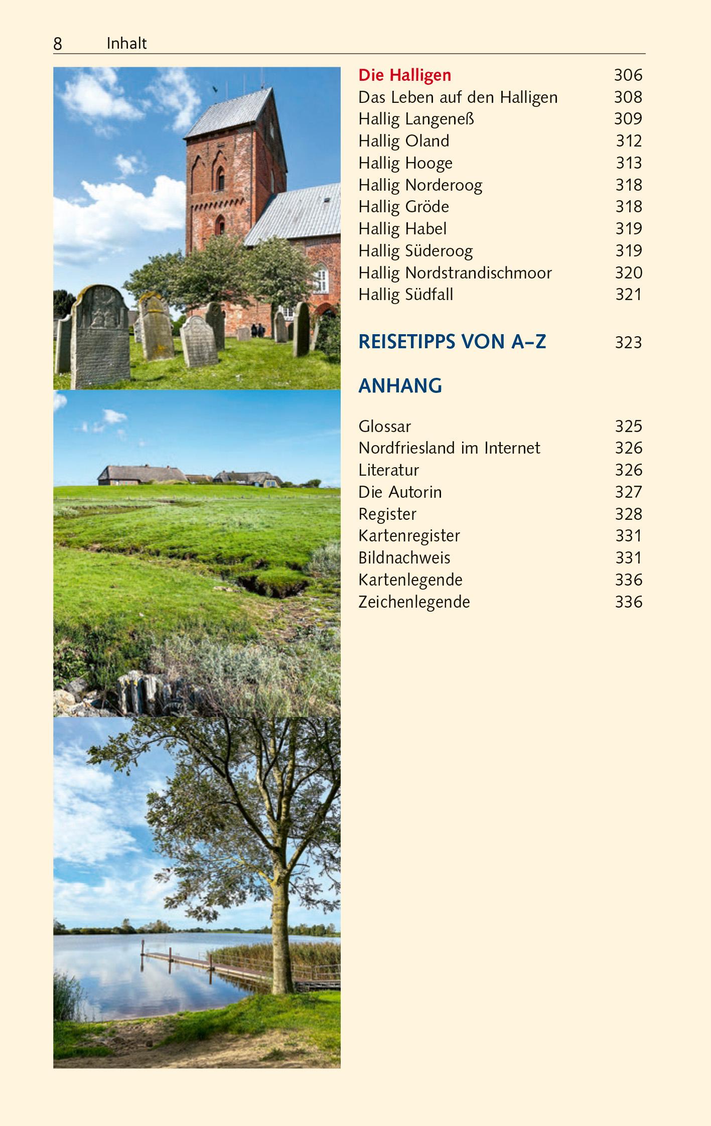 Beispielinhalt (Bild) TRESCHER Reiseführer Nordfriesland