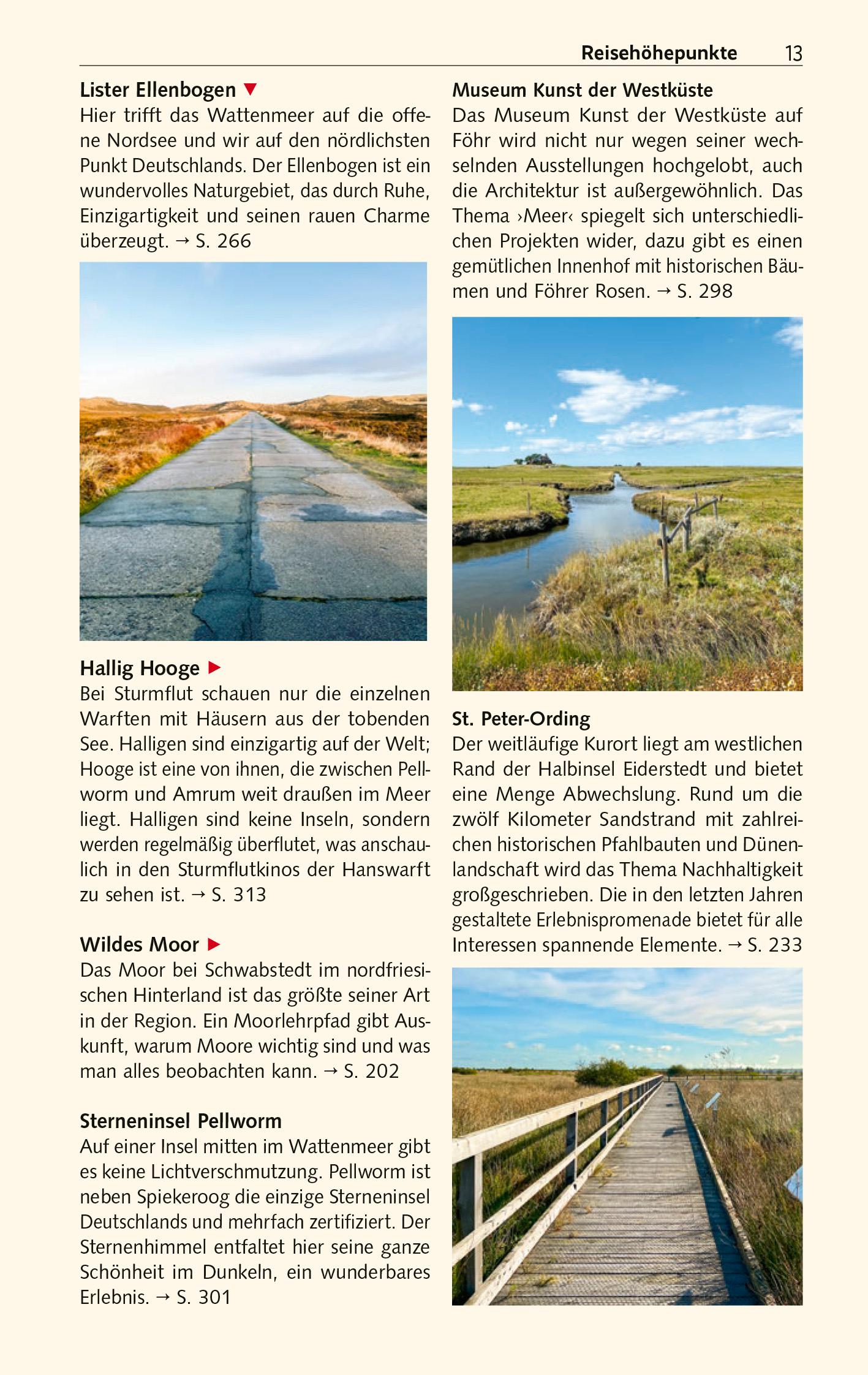 Beispielinhalt (Bild) TRESCHER Reiseführer Nordfriesland