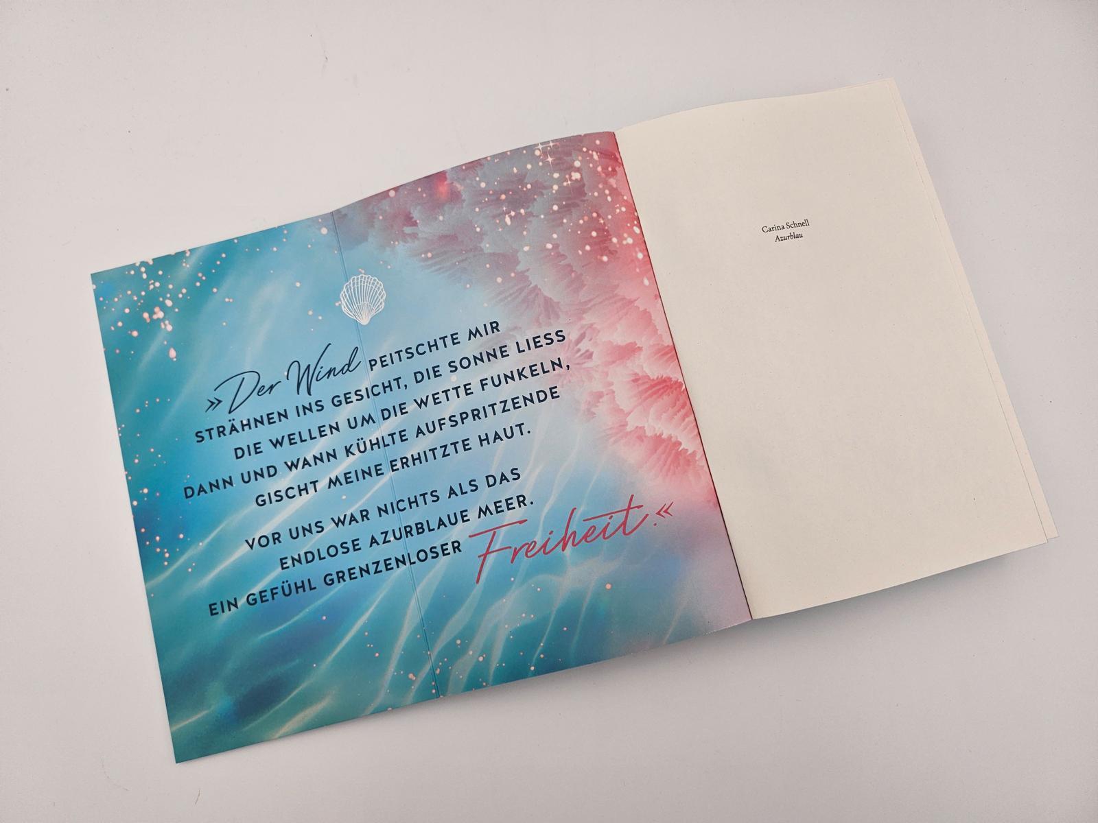 Beispielinhalt (Bild) Azurblau