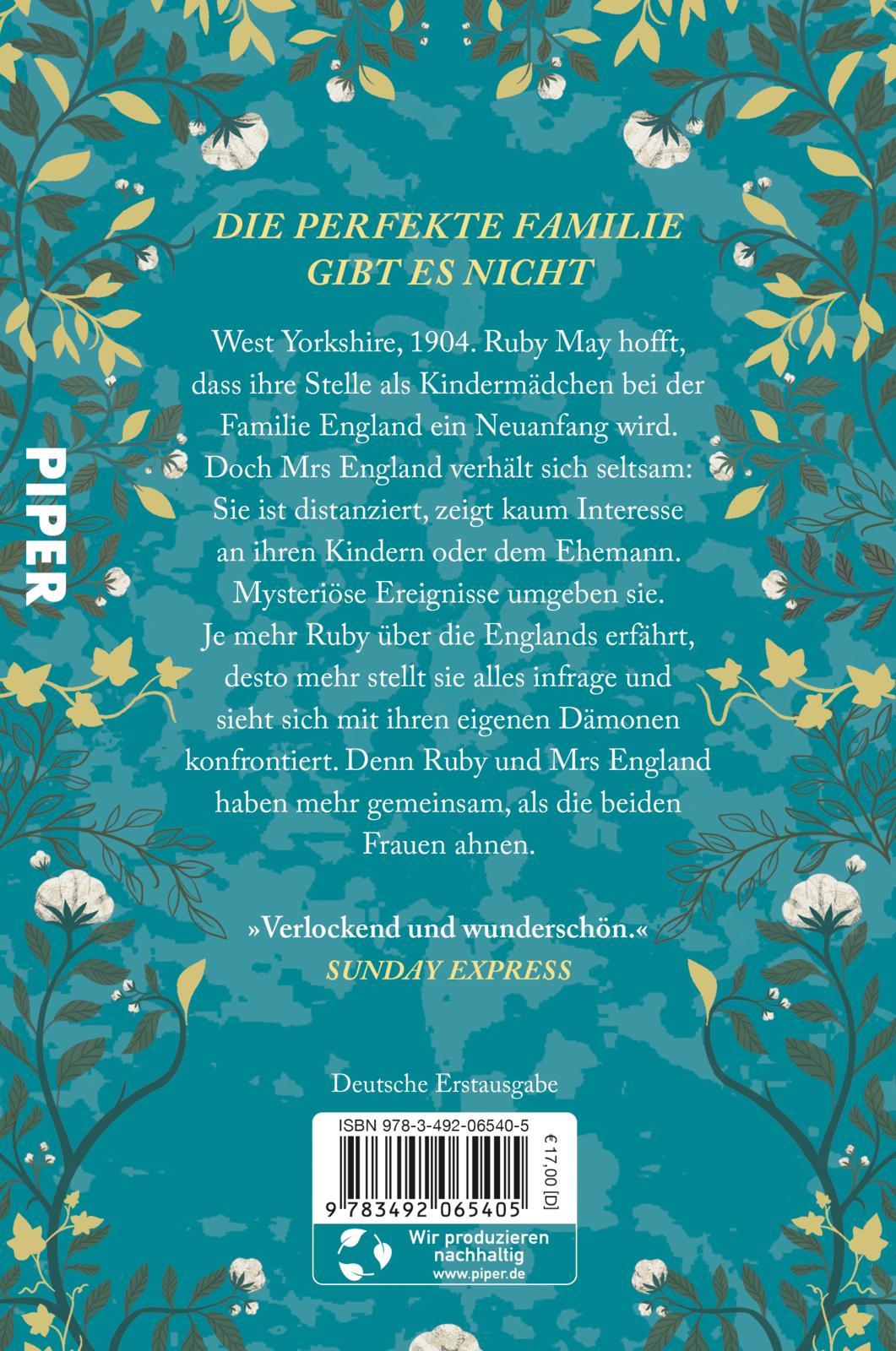 Rückseitencover Mrs England