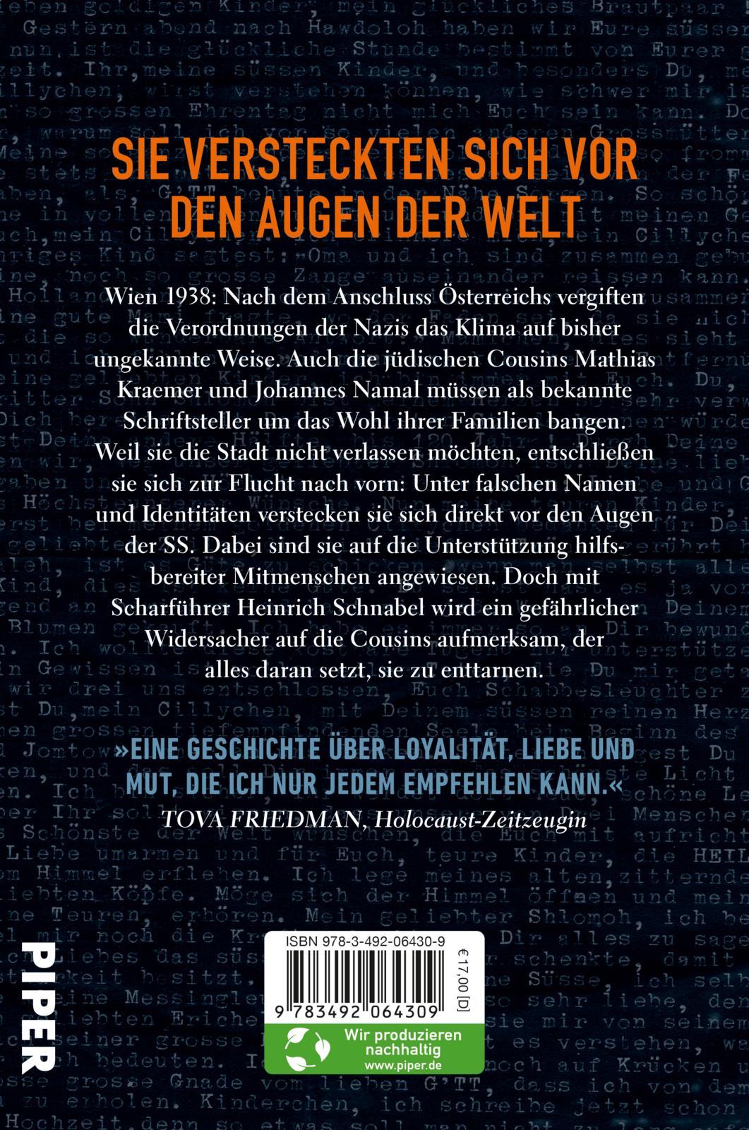 Rückseitencover The Vienna Writers - Sie schrieben um ihr Leben