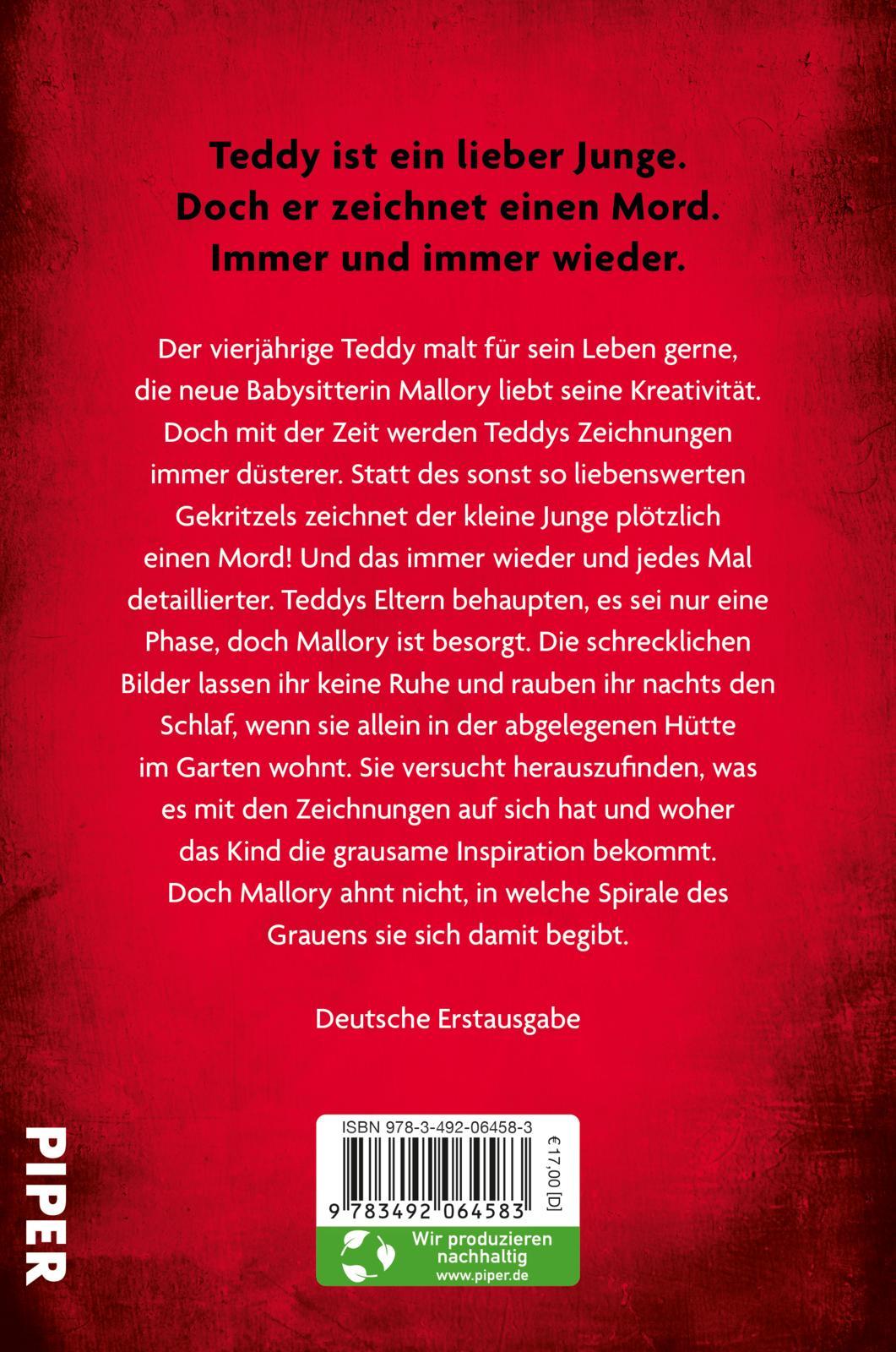 Rückseitencover Schlafenszeit - Albträume erwachen, wenn diese Tür sich schließt