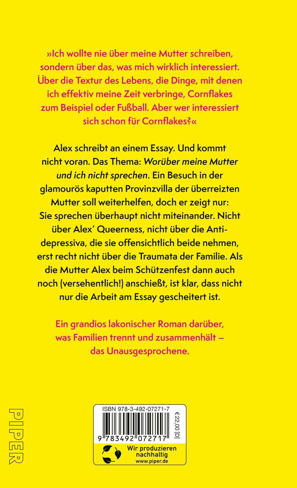 Rückseitencover Schreib den Namen deiner Mutter