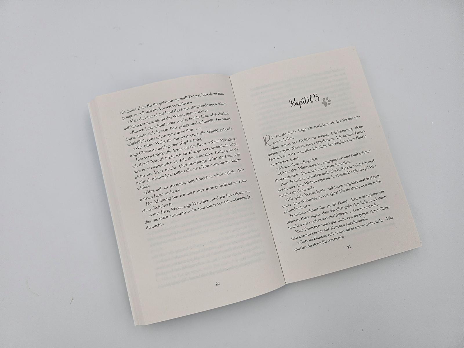 Beispielinhalt (Bild) Pfotenglück - Dackel Max auf Spurensuche