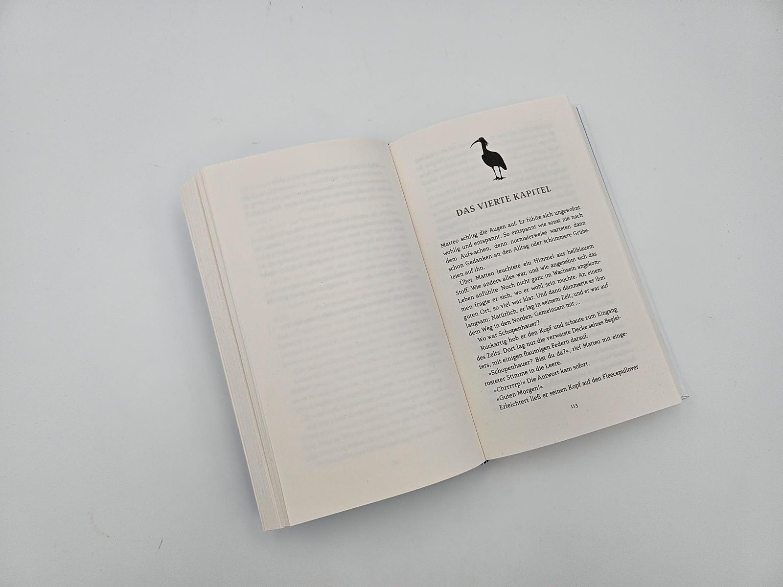 Beispielinhalt (Bild) Ein Vogel namens Schopenhauer