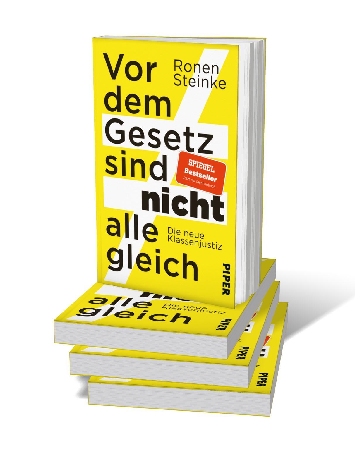 Beispielinhalt (Bild) Vor dem Gesetz sind nicht alle gleich