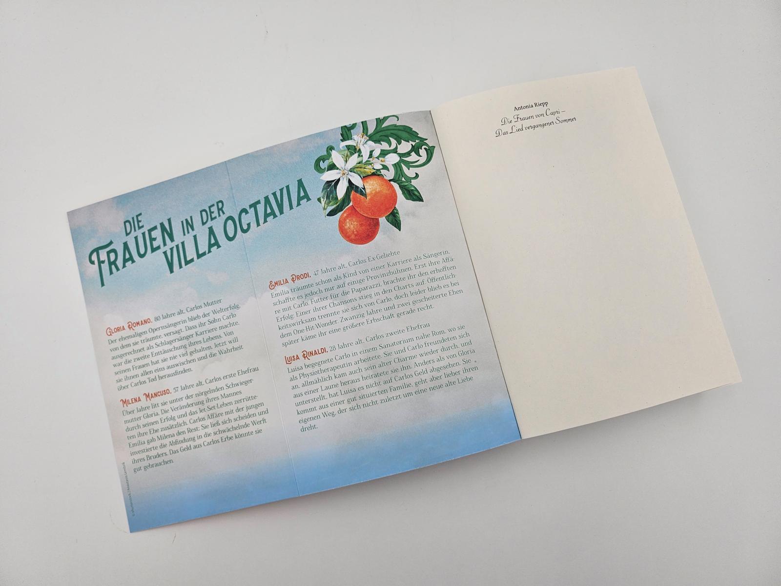 Beispielinhalt (Bild) Die Frauen von Capri - Das Lied vergangener Sommer