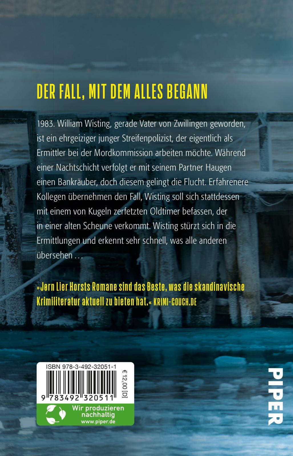 Rückseitencover Wisting und die Stunde der Wahrheit