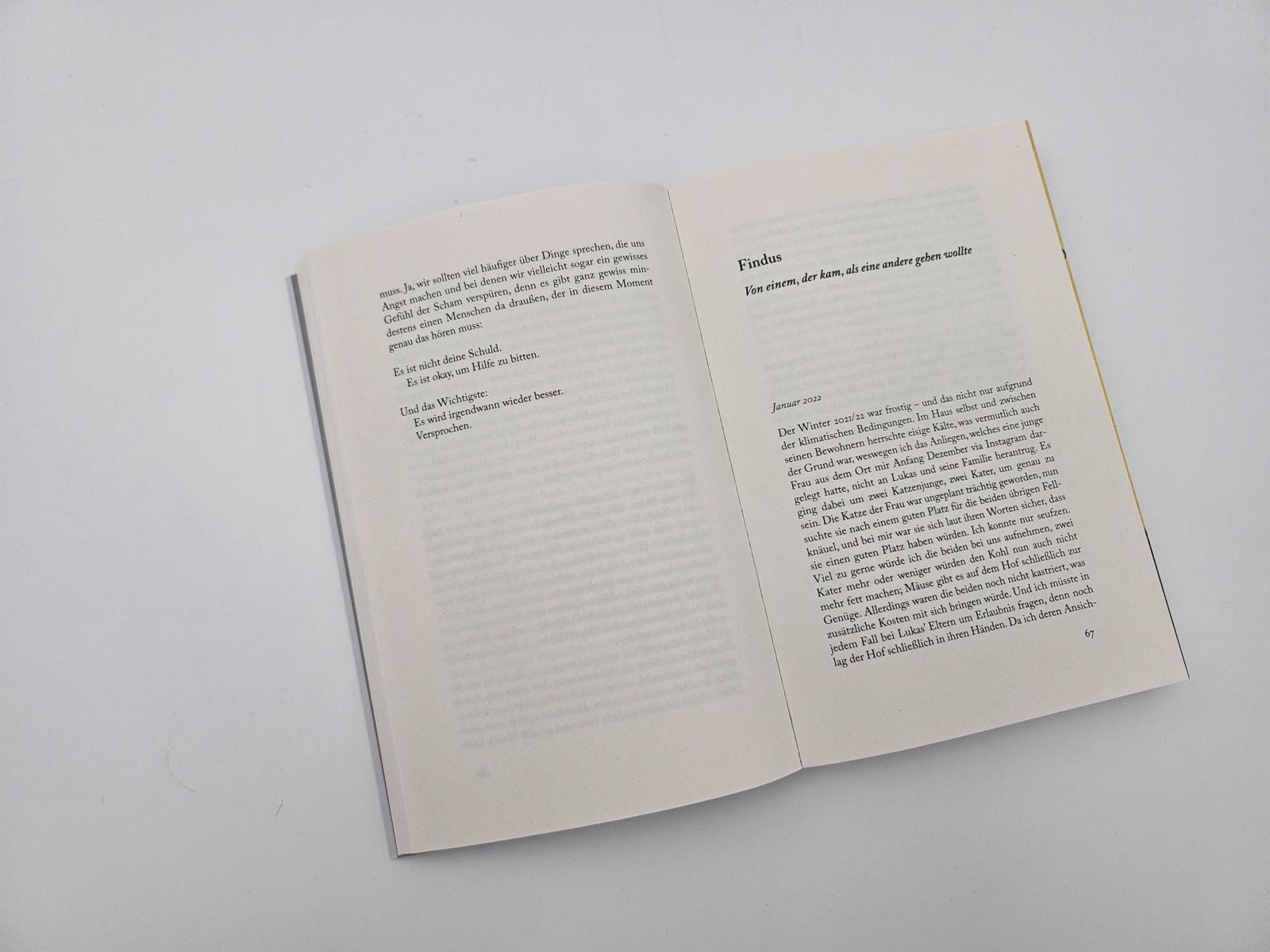 Beispielinhalt (Bild) Hin und weg