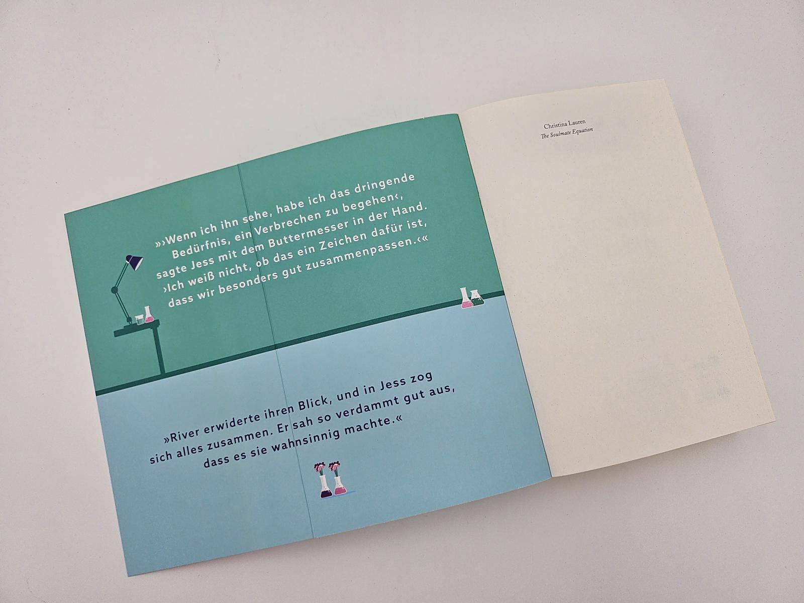 Beispielinhalt (Bild) The Soulmate Equation - Sie glaubt an die Macht der Zahlen, bis er ihr Ergebnis ist