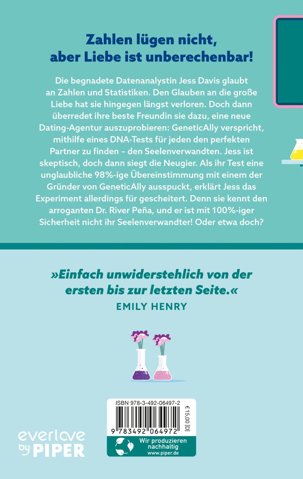 Rückseitencover The Soulmate Equation - Sie glaubt an die Macht der Zahlen, bis er ihr Ergebnis ist