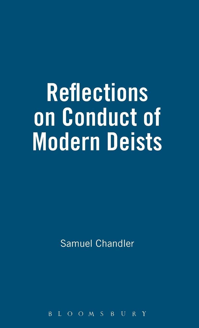 Vorderes Coverbild Reflections On Conduct Of Modern Deists