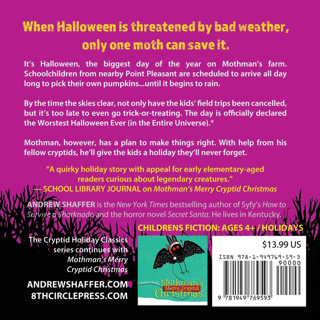 Rückseitencover Mothman's Happy Cryptid Halloween