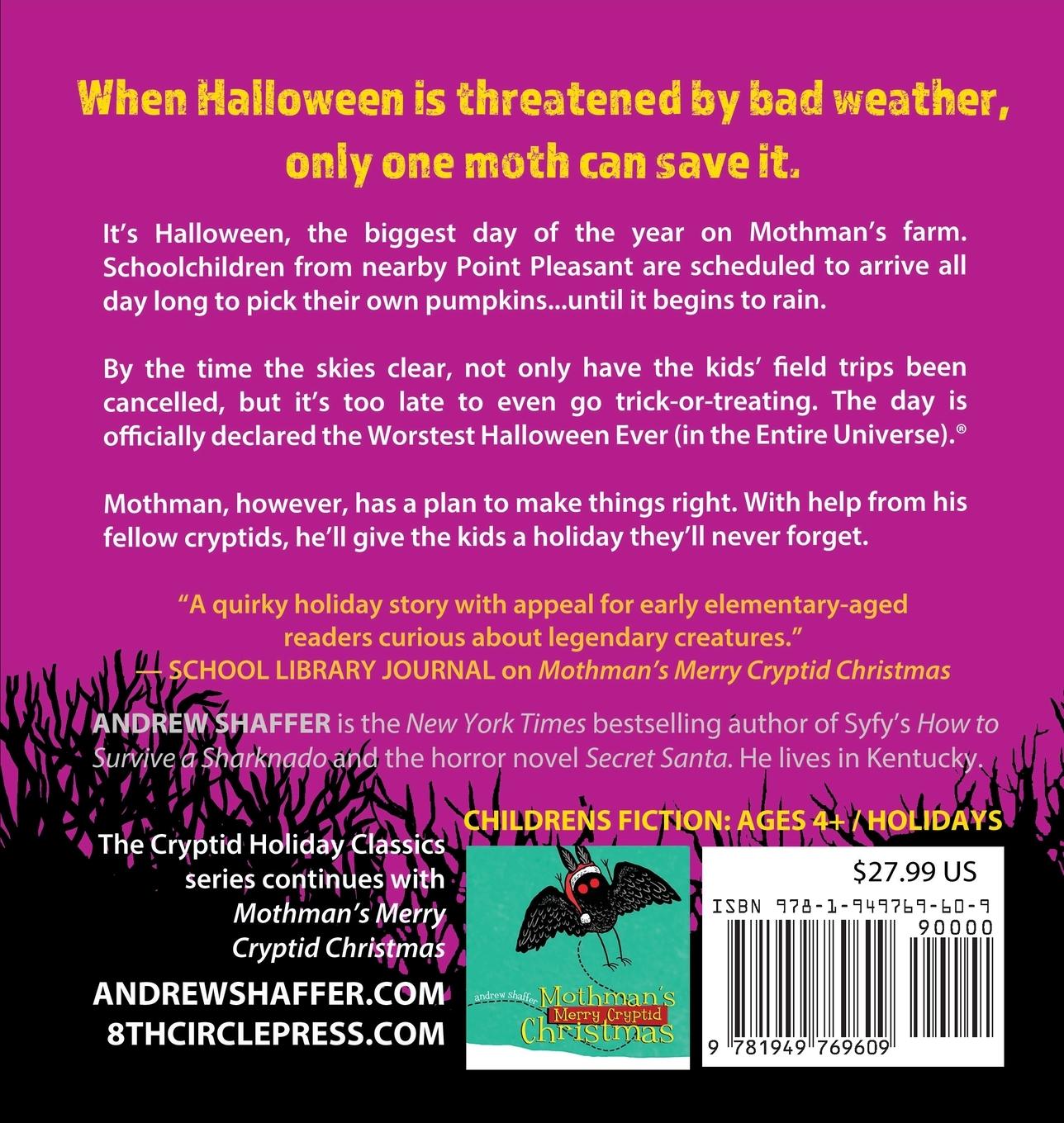 Rückseitencover Mothman's Happy Cryptid Halloween