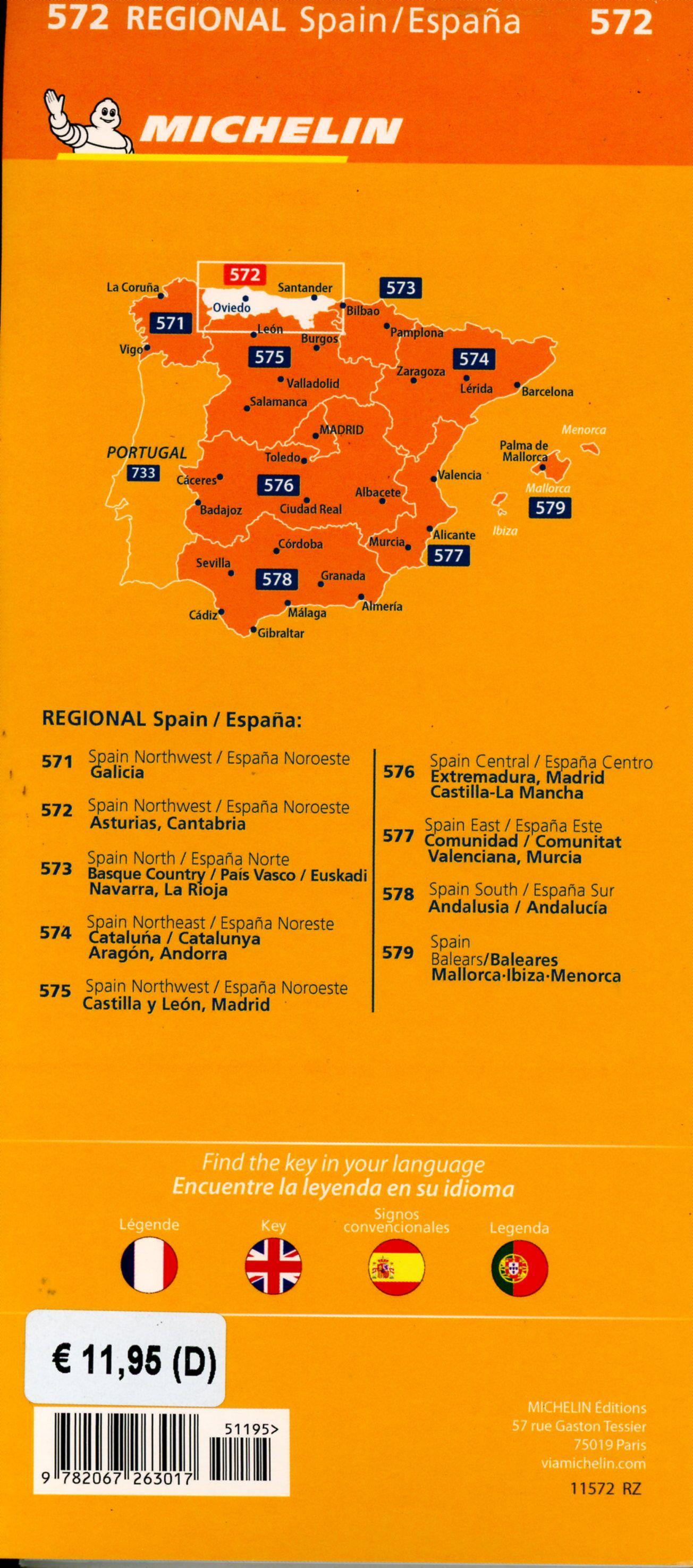 Beispielinhalt (Bild) Michelin Asturias, Cantabrien