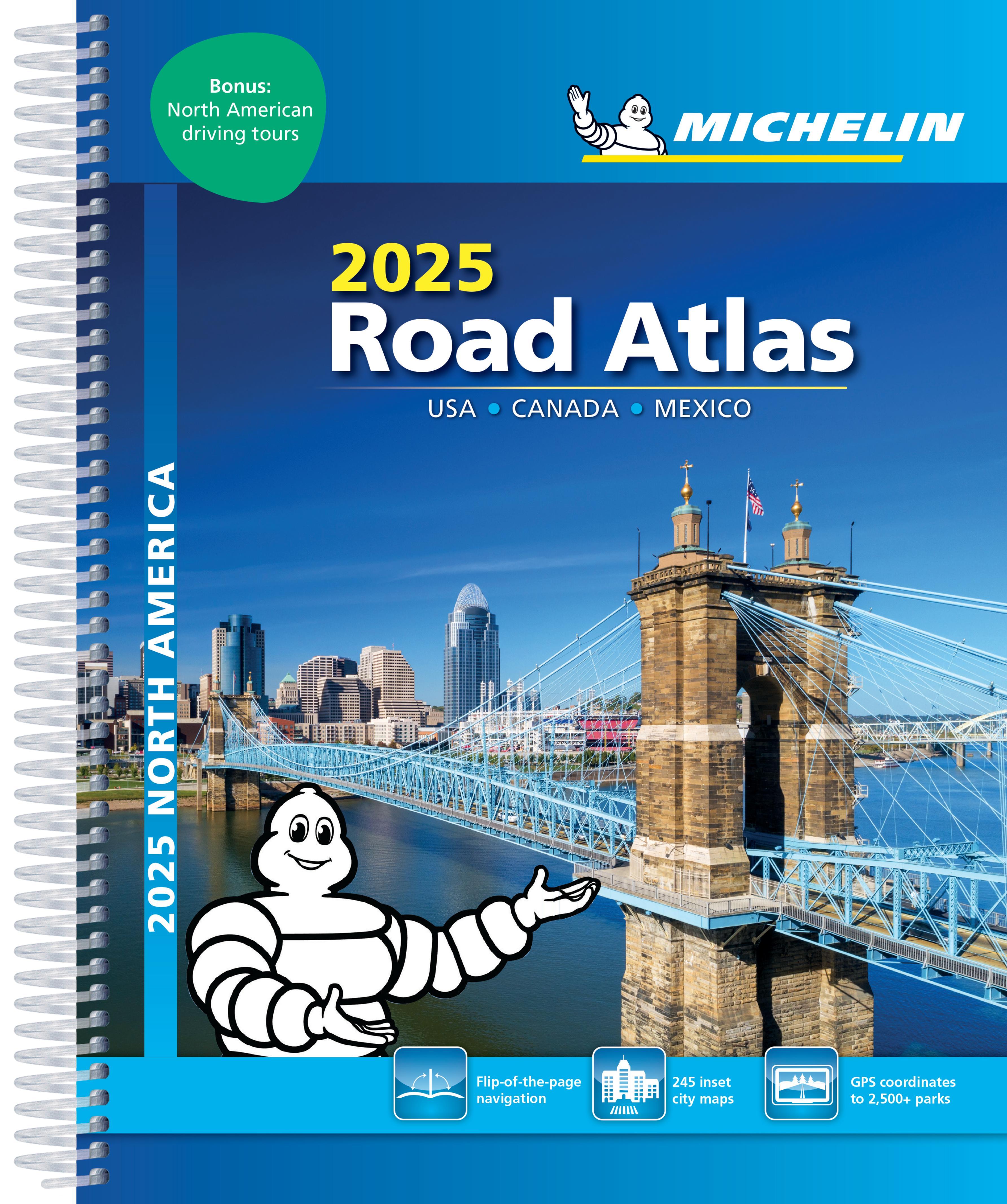 Vorderes Coverbild Michelin North America Road Atlas 2025