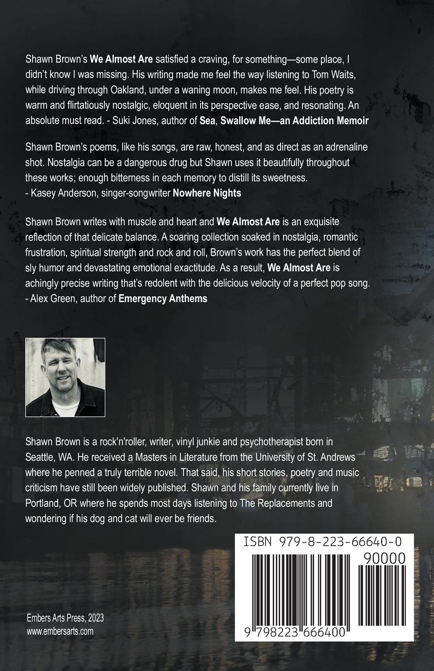 Rückseitencover We Almost Are