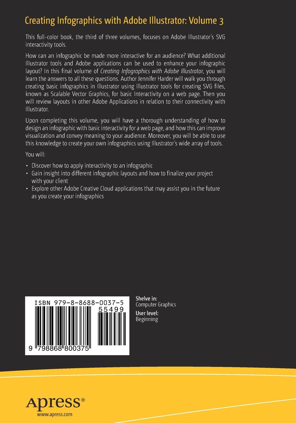 Rückseitencover Creating Infographics with Adobe Illustrator: Volume 3