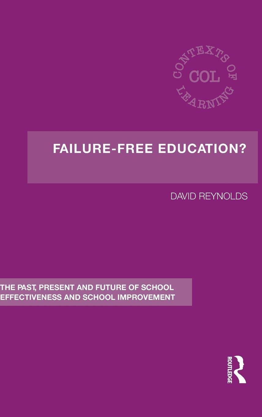 Vorderes Coverbild Failure-Free Education?