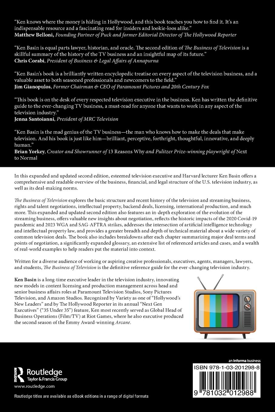 Rückseitencover The Business of Television