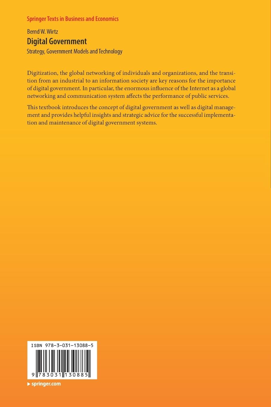 Rückseitencover Digital Government