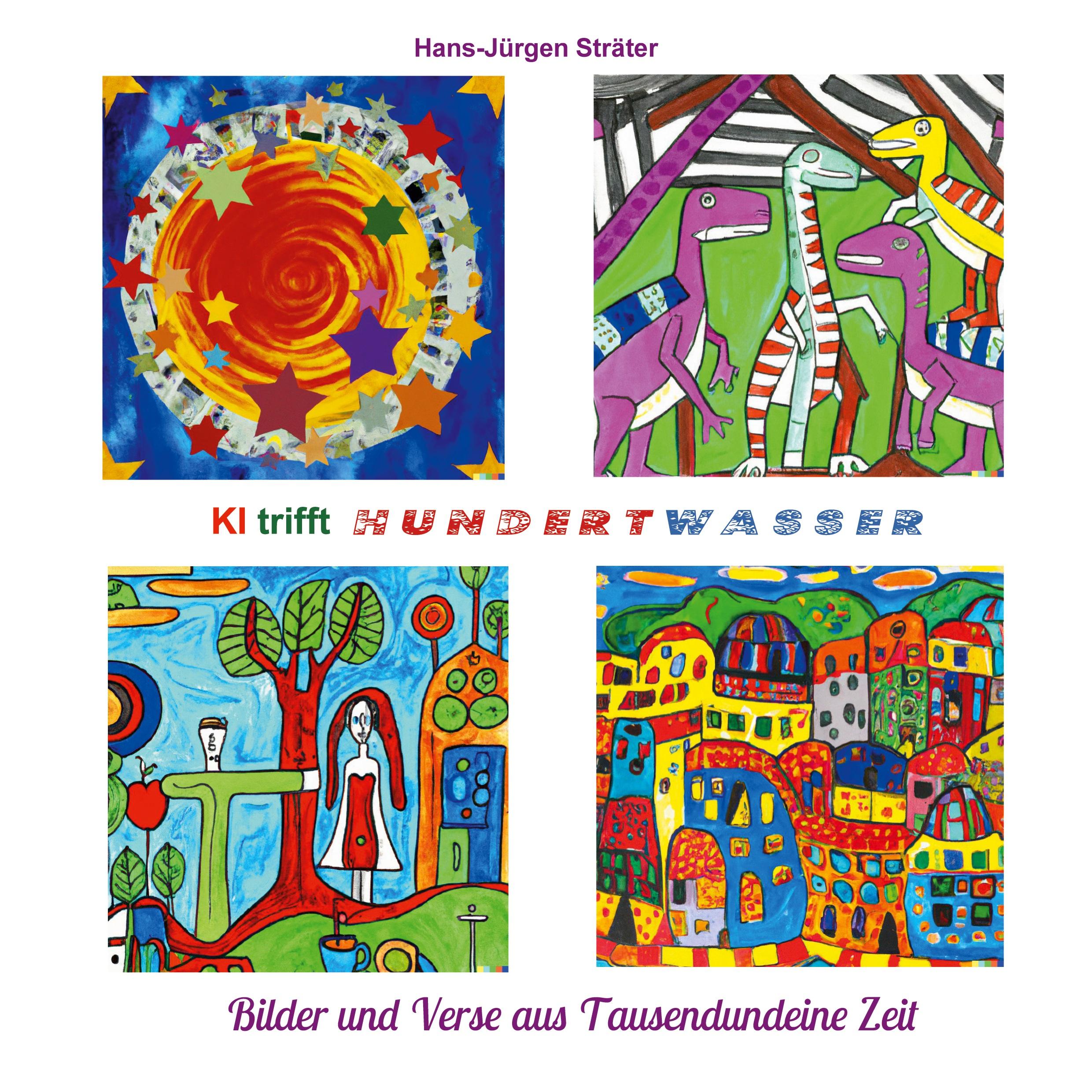 Vorderes Coverbild KI trifft Hundertwasser