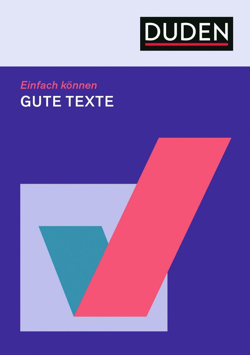 Vorderes Coverbild Einfach können - Gute Texte