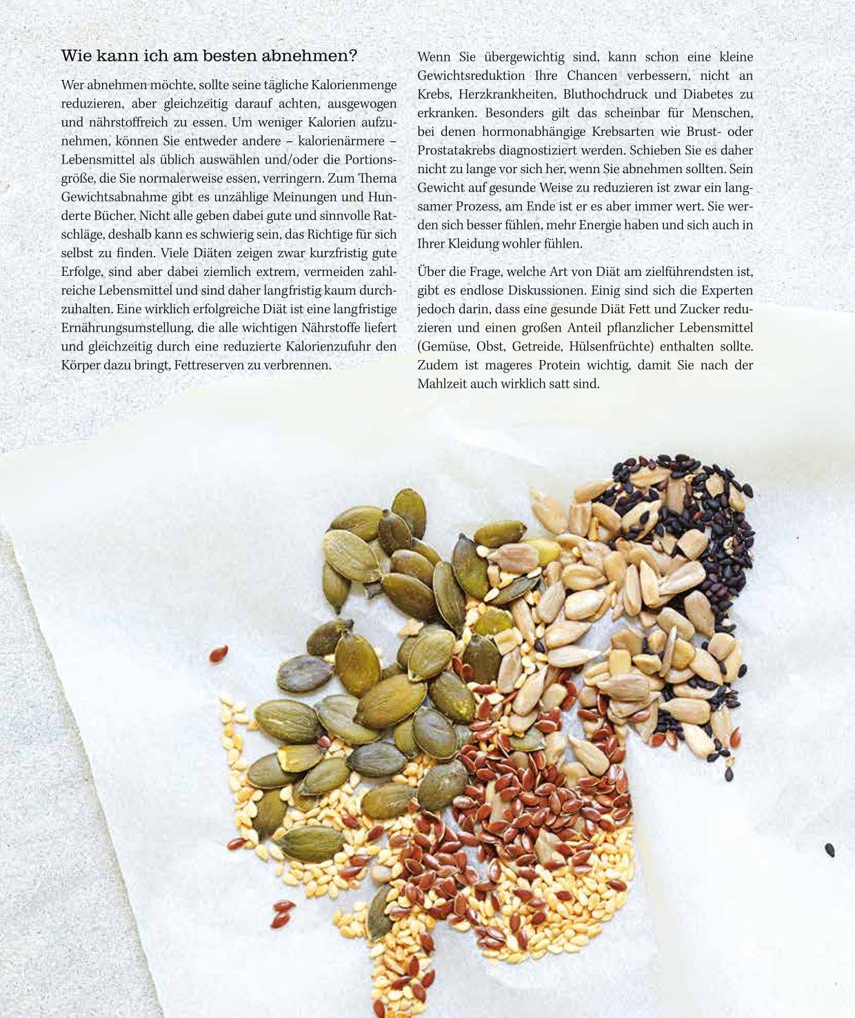 Beispielinhalt (Bild) Das Royal Marsden Anti-Krebs-Kochbuch