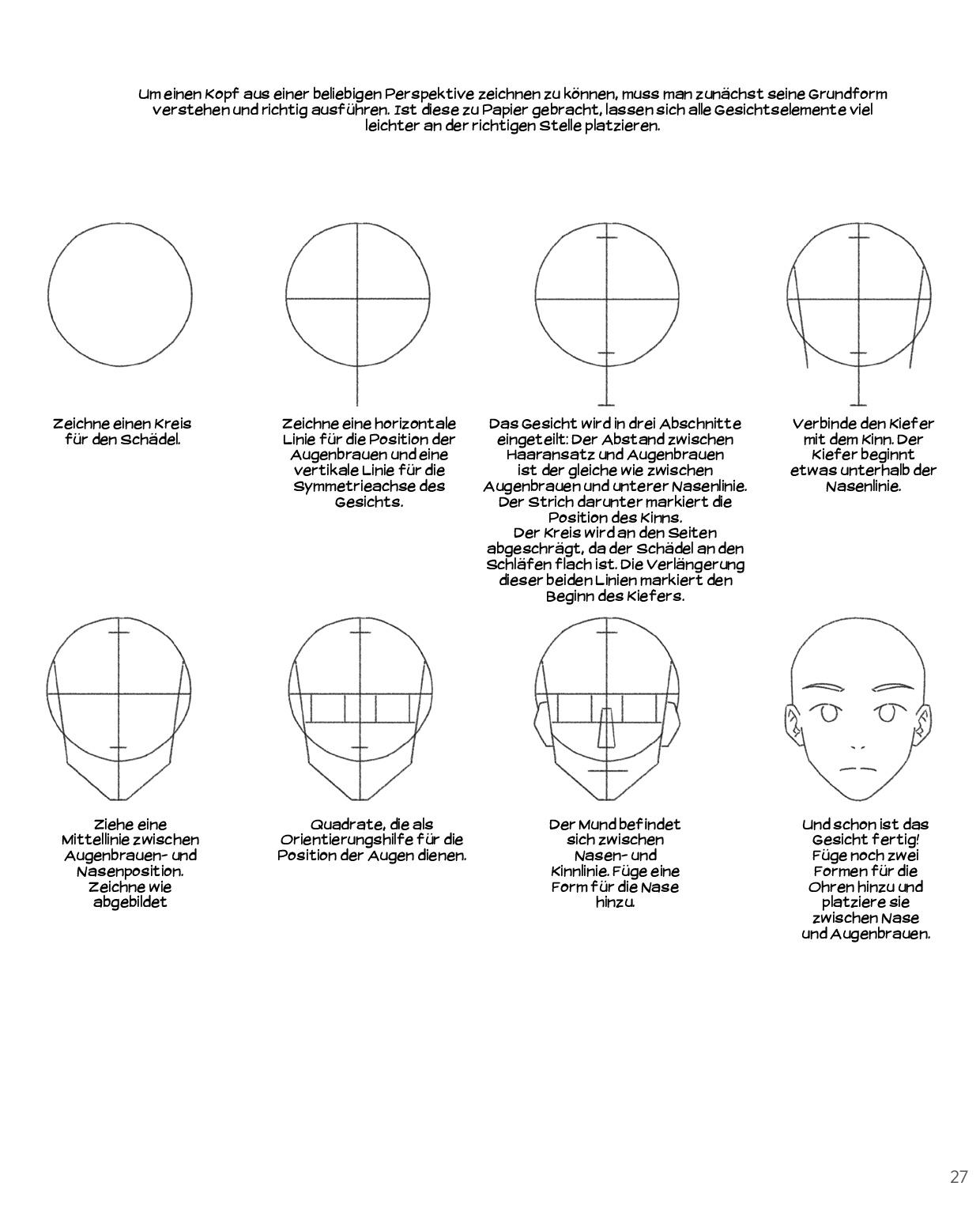 Beispielinhalt (Bild) Mangas zeichnen!