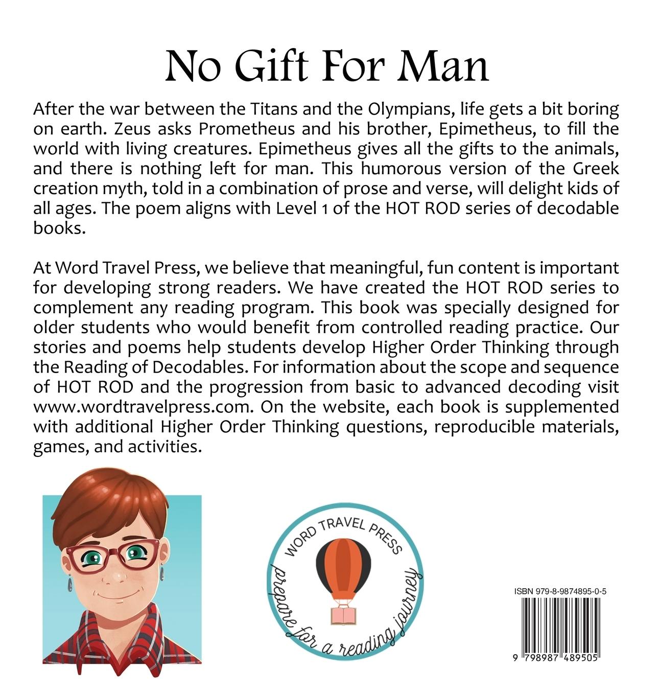 Rückseitencover No Gift for Man