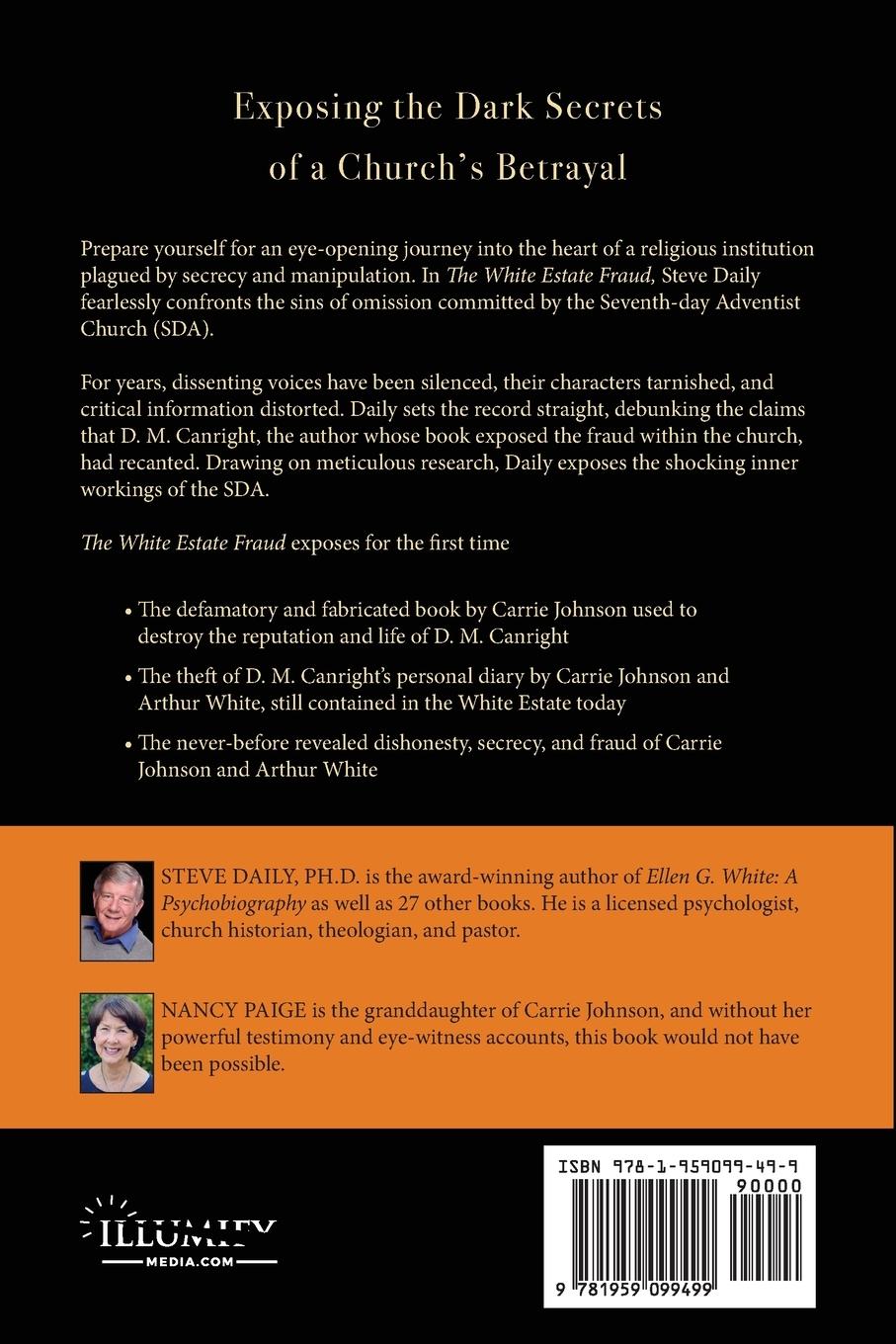 Rückseitencover The White Estate Fraud