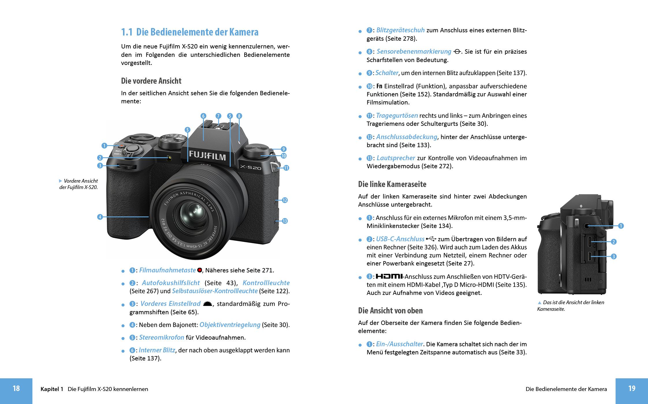 Beispielinhalt (Bild) Fujifilm X-S20: Das umfangreiche Praxisbuch zu Ihrer Kamera