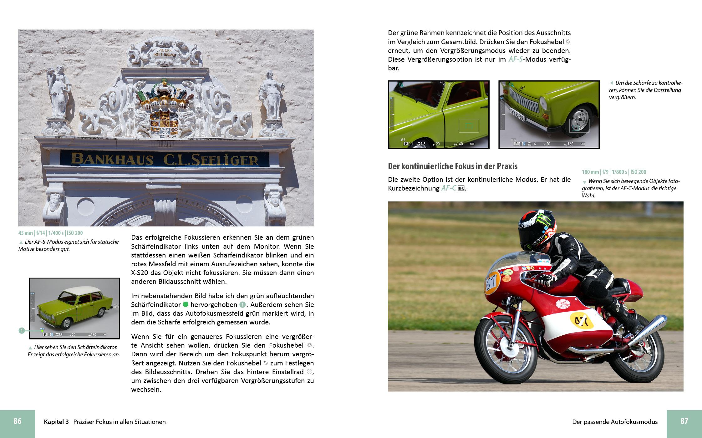 Beispielinhalt (Bild) Fujifilm X-S20: Das umfangreiche Praxisbuch zu Ihrer Kamera