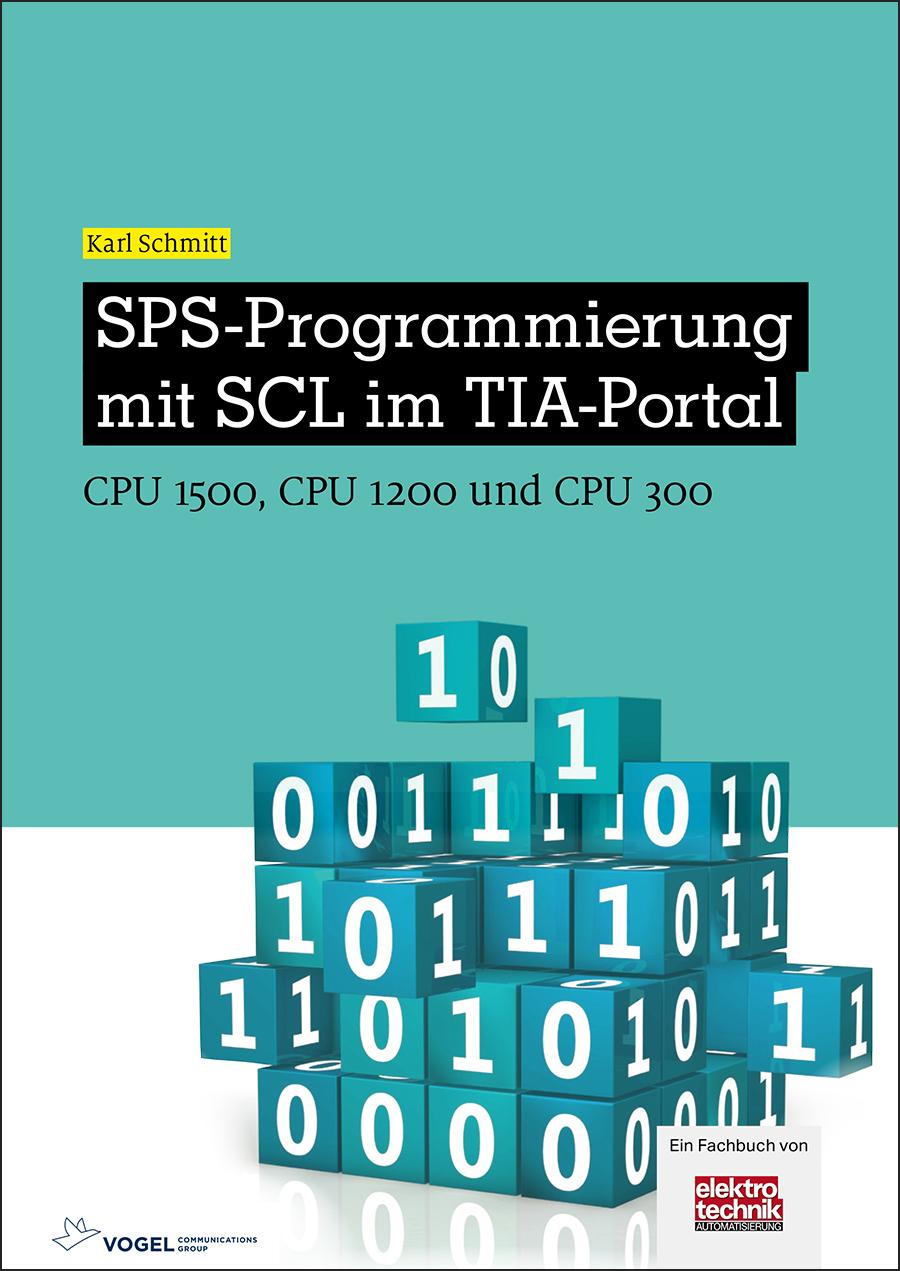 Vorderes Coverbild SPS-Programmierung mit SCL im TIA-Portal