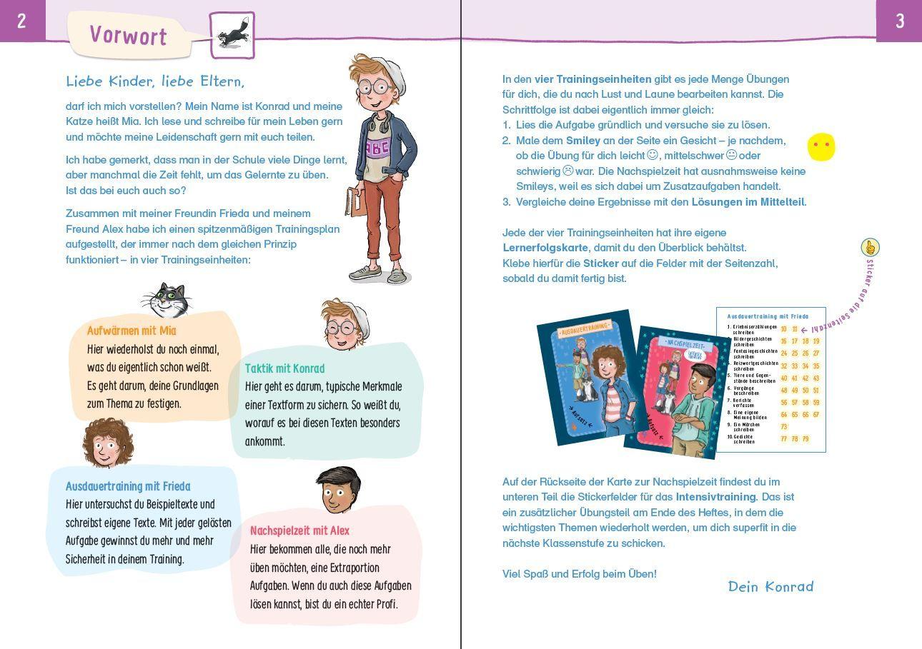 Beispielinhalt (Bild) Übungsheft - Grammatik 2.Klasse