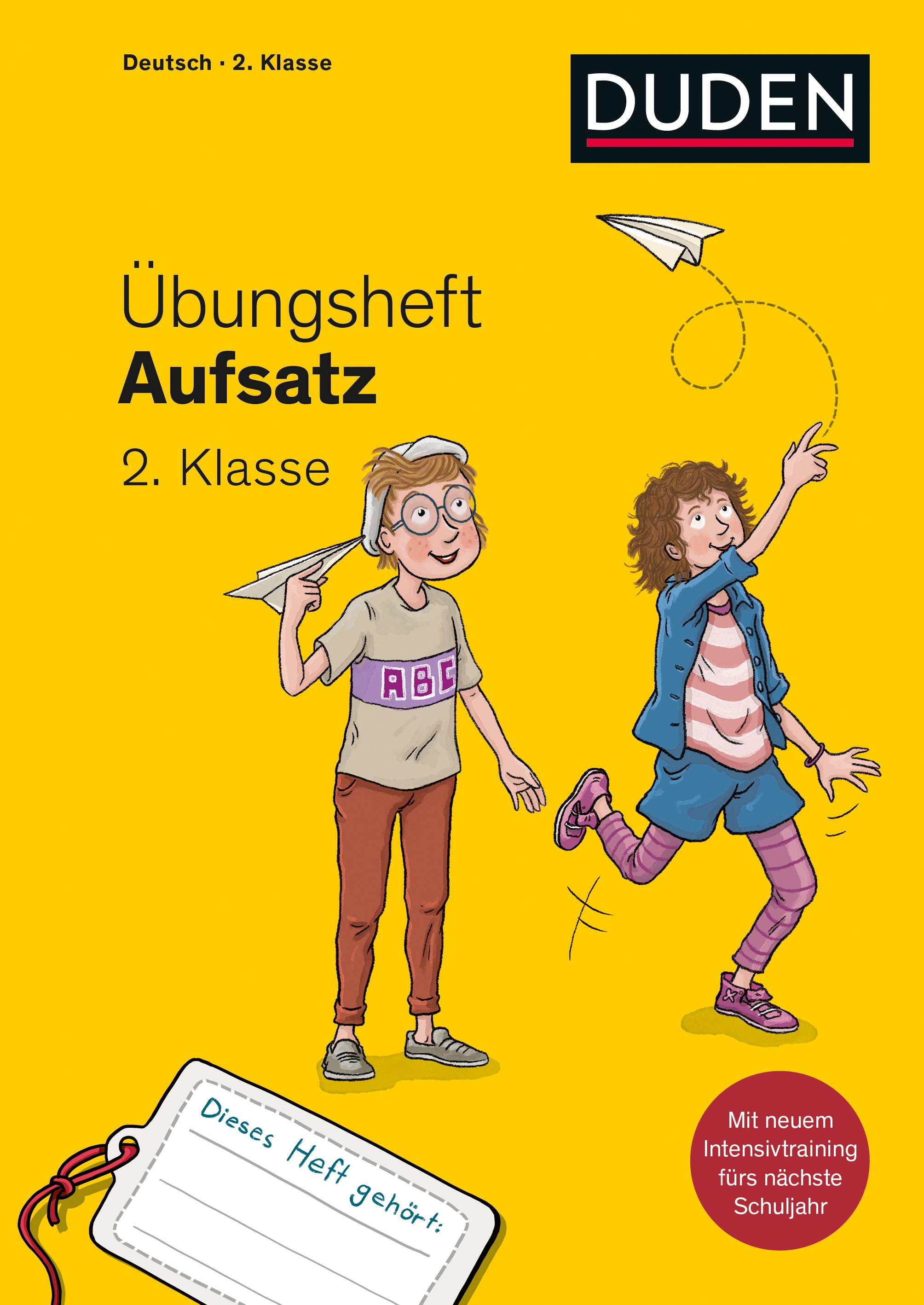 Vorderes Coverbild Übungsheft - Aufsatz 2.Klasse