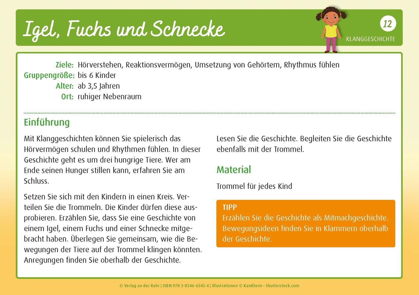 Beispielinhalt (Bild) Spri, Spra, Sprechanlässe für die Kita